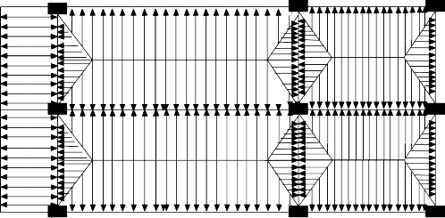 4000 8 4000 C 10 1500 7200 5400 A 39 A C D P1 P2 P3 P4 Tĩnh tải phân bố kG m TT Loại tải 27