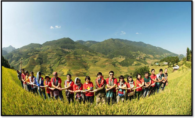 Hình 06 Chinh phục Khám phá Đoàn kết Yêu thương Hình 07 Bức ảnh dậy sóng cộng 6