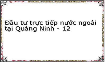 Những Nhân Tố Làm Cản Trở Trong Việc Thu Hút Fdi Tại Quảng Ninh