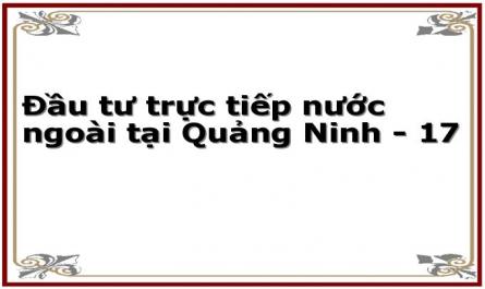 Đầu tư trực tiếp nước ngoài tại Quảng Ninh - 17