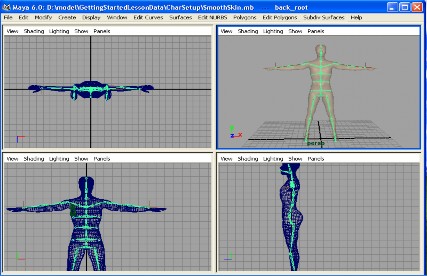 Hình 1 3 Các khung nhìn khác nhau Ta có hệ trục tọa độ 3 chiều XYZ màu xanh lam 4