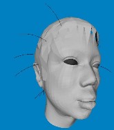 a Tóc với 8 sợi b Tóc với 870 sợi c Tóc với 2820 sợi Hình 3 5 Tóc với số sợi 11