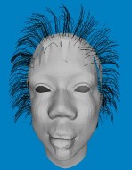 a Tóc với 8 sợi b Tóc với 870 sợi c Tóc với 2820 sợi Hình 3 5 Tóc với số sợi 12