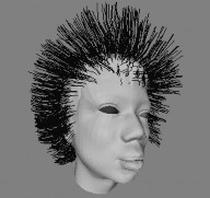 a 10 000 sợi tóc độ lớn 1 0 b 50 sợi tóc độ lớn 1 0 Hình 3 15 Một số mô hình 19