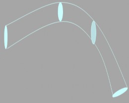 Hình 3 14 Mô phỏng đối tượng dạng sợi Hình 3 3 Xác định vectơ nút ứng với 3