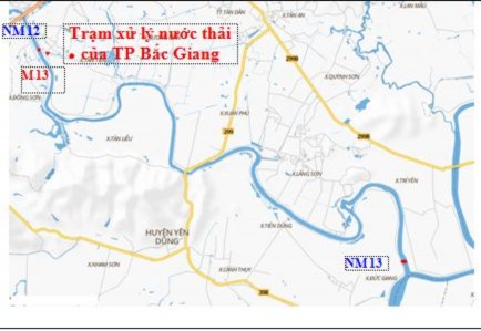 Hình 3 2 Sơ đồ lấy mẫu đoạn Sông Thương qua Yên Dũng 25 Hình 3 3 Mô tả vị 2
