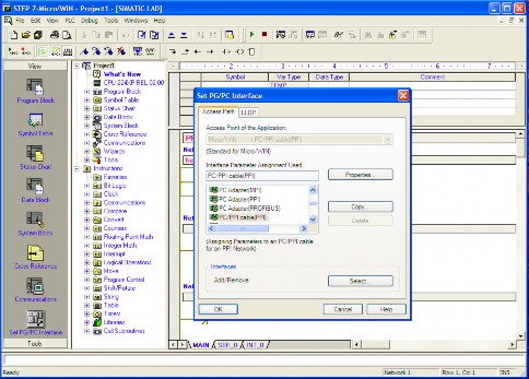 Hình 3 3 Giao diện Set PG PC Interface Tại đây tuỳ vào loại cáp sử dụng mà 6