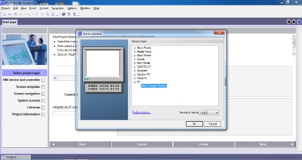 Hình 3 7 Tạo một dự án mới trong WinCC flexible Bước 3 Kết nối WinCC flexible 2