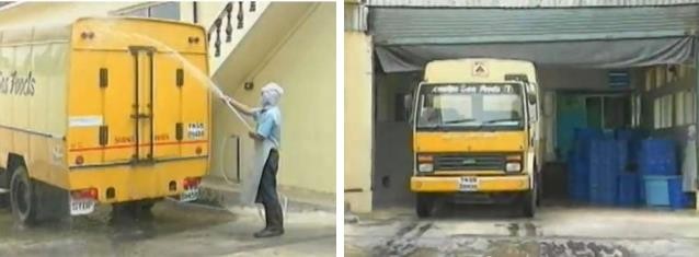 Hình 4 6 Xe chở nguyên liệu Nước sạch Nước sử dụng trong chế biến thuỷ 1