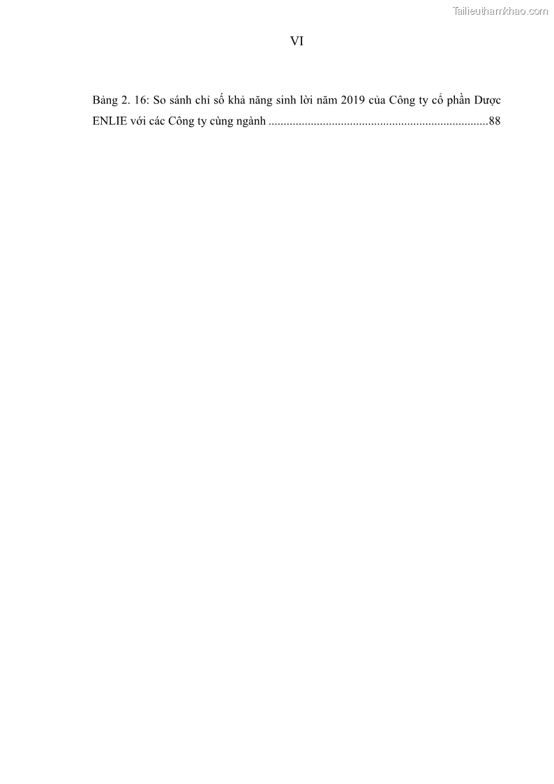 Luận văn thạc sĩ kế toán Phân tích báo cáo tài chính của Công ty Cổ phần Dược Enlie - 1 Trang 10