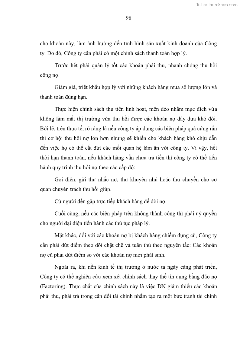 Luận văn thạc sĩ kế toán Phân tích báo cáo tài chính của Công ty Cổ phần Dược Enlie - 10 Trang 110