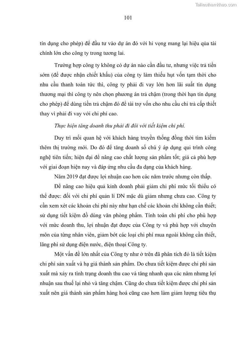 Luận văn thạc sĩ kế toán Phân tích báo cáo tài chính của Công ty Cổ phần Dược Enlie - 10 Trang 113