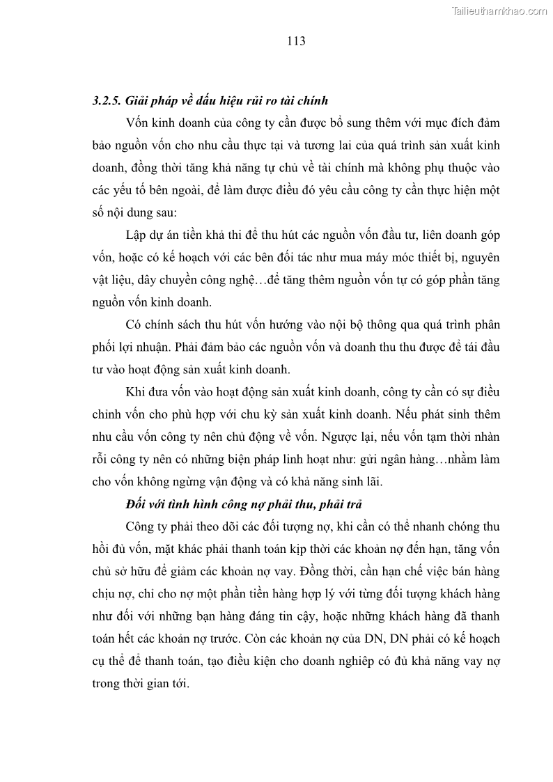 Luận văn thạc sĩ kế toán Phân tích báo cáo tài chính của Công ty Cổ phần Dược Enlie - 11 Trang 125