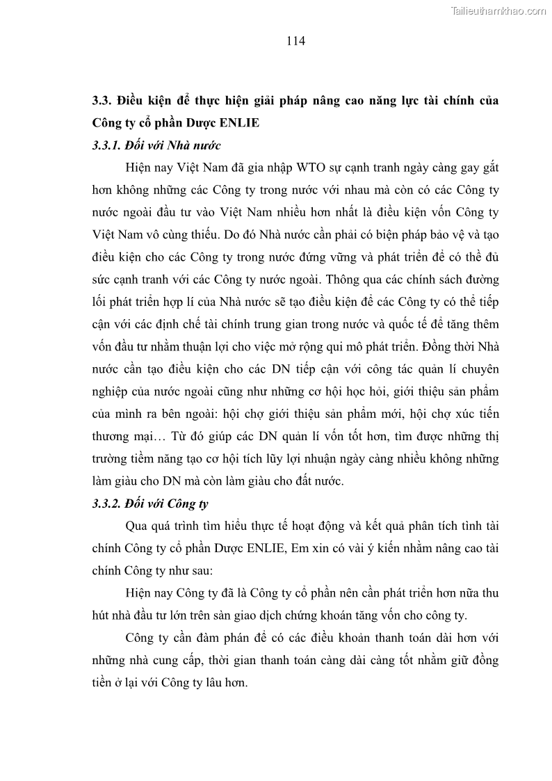 Luận văn thạc sĩ kế toán Phân tích báo cáo tài chính của Công ty Cổ phần Dược Enlie - 11 Trang 126