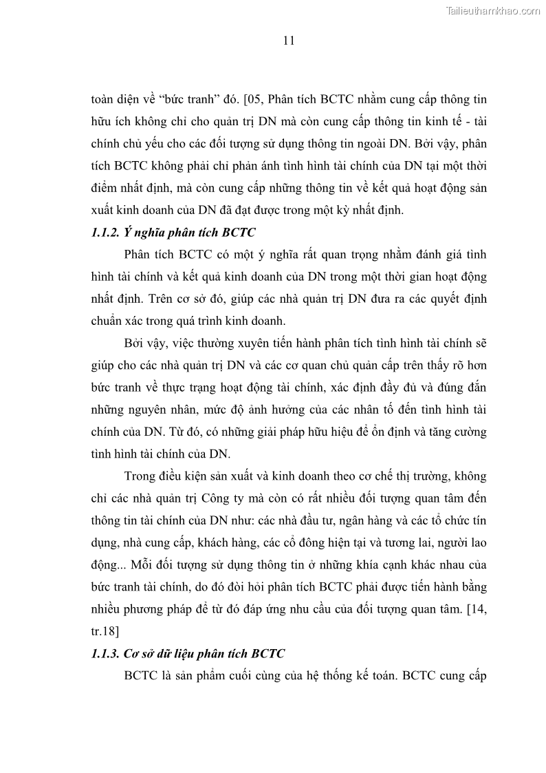 Luận văn thạc sĩ kế toán Phân tích báo cáo tài chính của Công ty Cổ phần Dược Enlie - 2 Trang 22