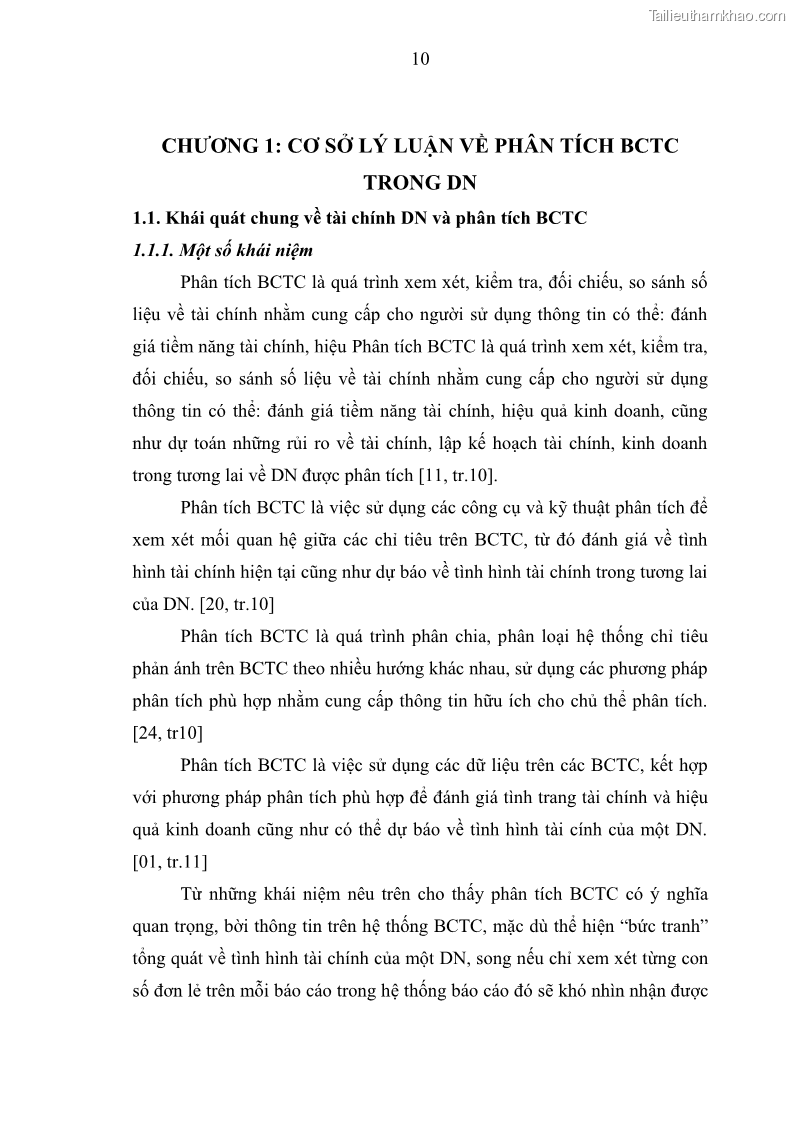 Luận văn thạc sĩ kế toán Phân tích báo cáo tài chính của Công ty Cổ phần Dược Enlie - 2 Trang 21