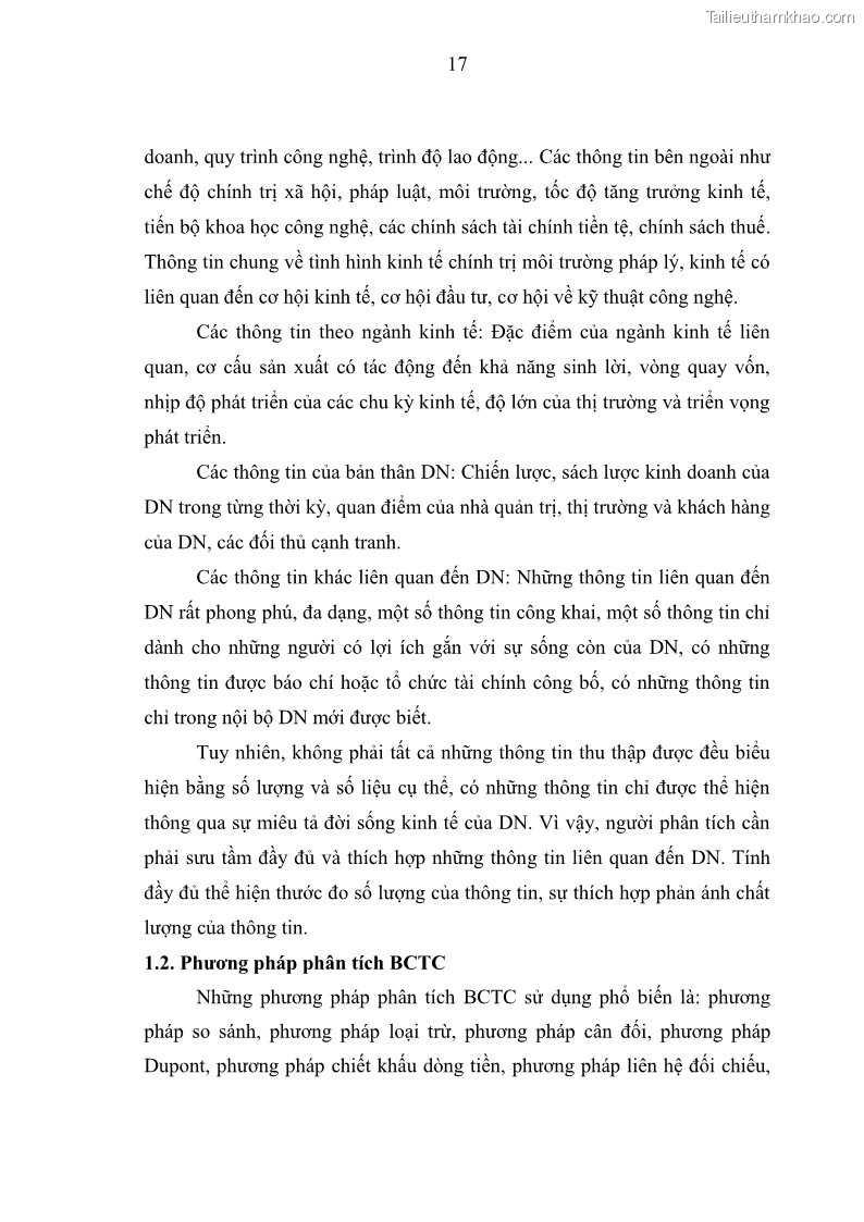 Luận văn thạc sĩ kế toán Phân tích báo cáo tài chính của Công ty Cổ phần Dược Enlie - 3 Trang 28