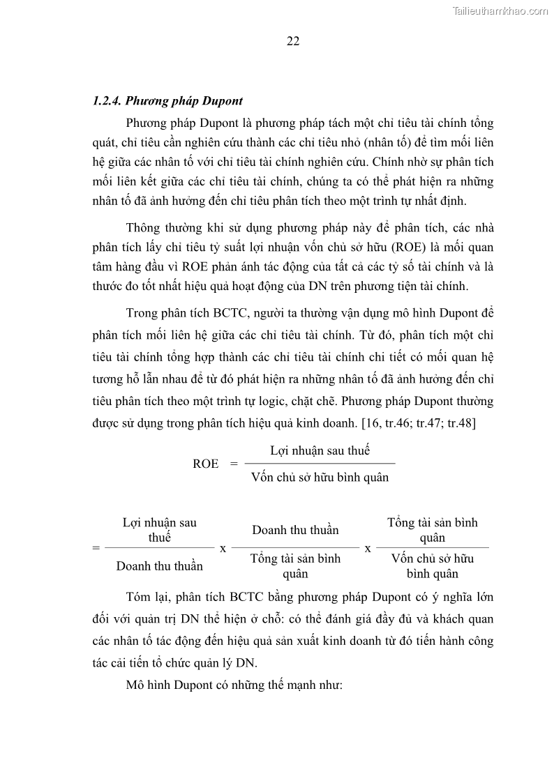 Luận văn thạc sĩ kế toán Phân tích báo cáo tài chính của Công ty Cổ phần Dược Enlie - 3 Trang 33