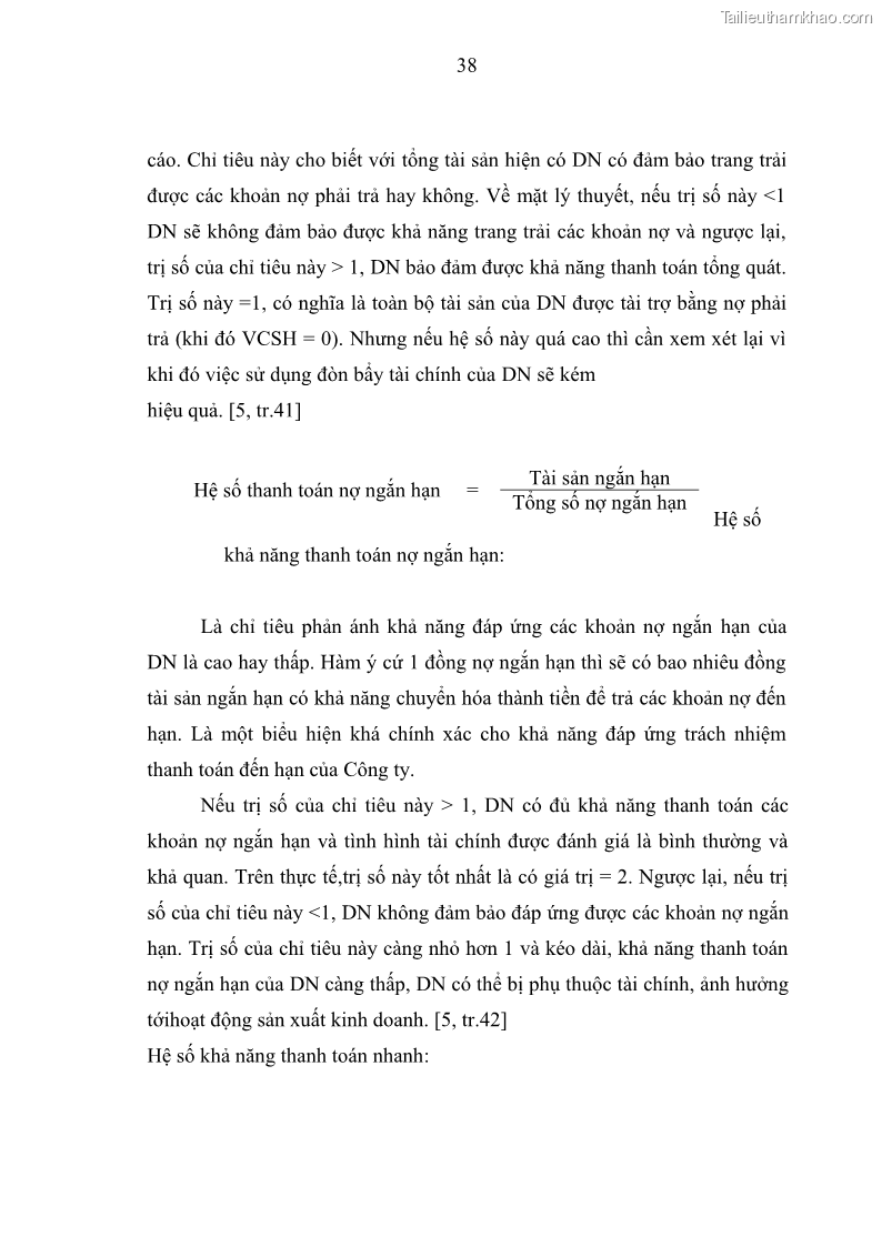 Luận văn thạc sĩ kế toán Phân tích báo cáo tài chính của Công ty Cổ phần Dược Enlie - 5 Trang 49