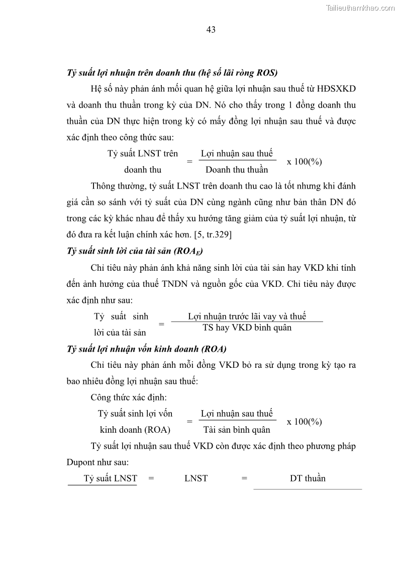 Luận văn thạc sĩ kế toán Phân tích báo cáo tài chính của Công ty Cổ phần Dược Enlie - 5 Trang 54