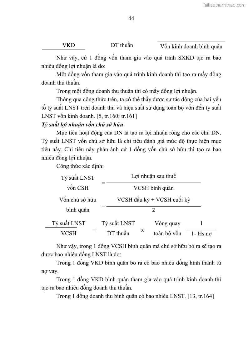Luận văn thạc sĩ kế toán Phân tích báo cáo tài chính của Công ty Cổ phần Dược Enlie - 5 Trang 55