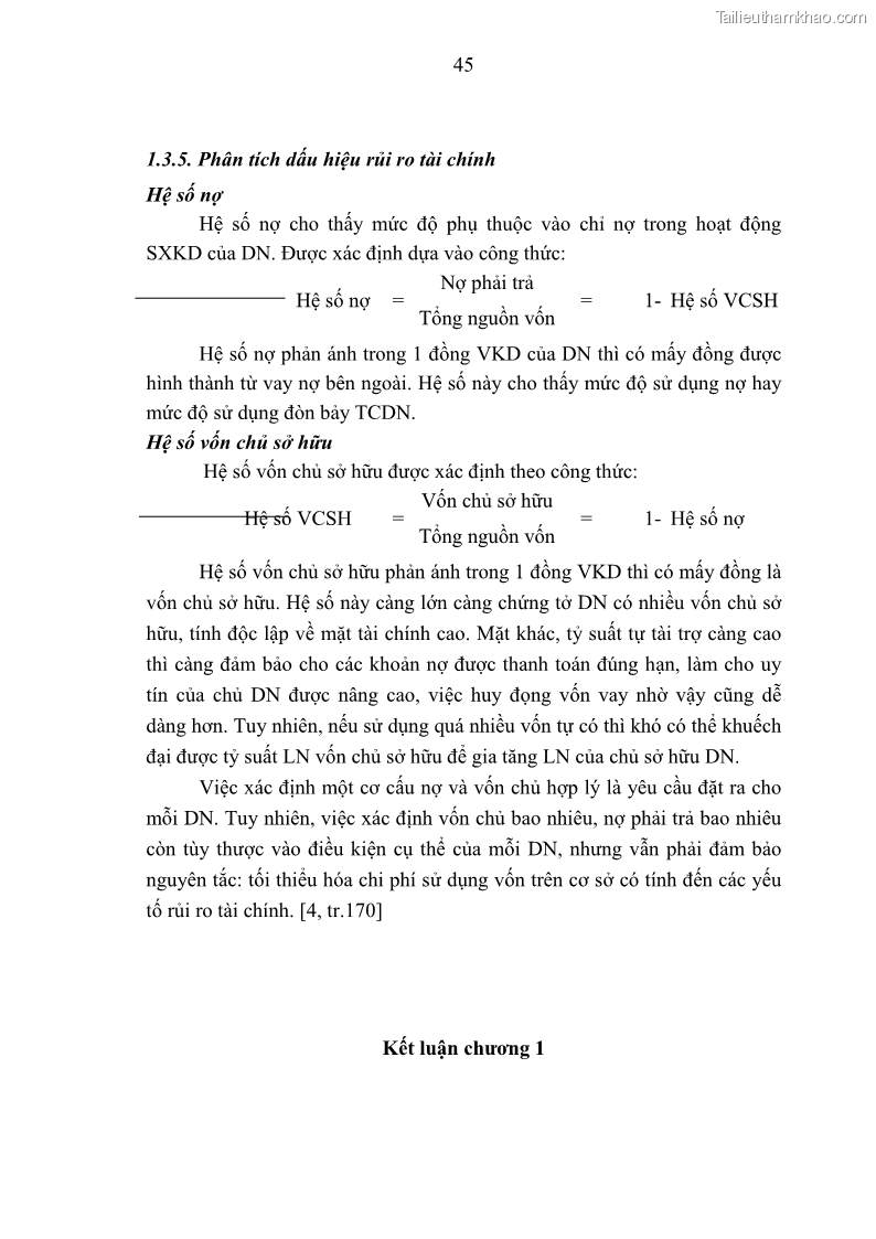 Luận văn thạc sĩ kế toán Phân tích báo cáo tài chính của Công ty Cổ phần Dược Enlie - 5 Trang 56