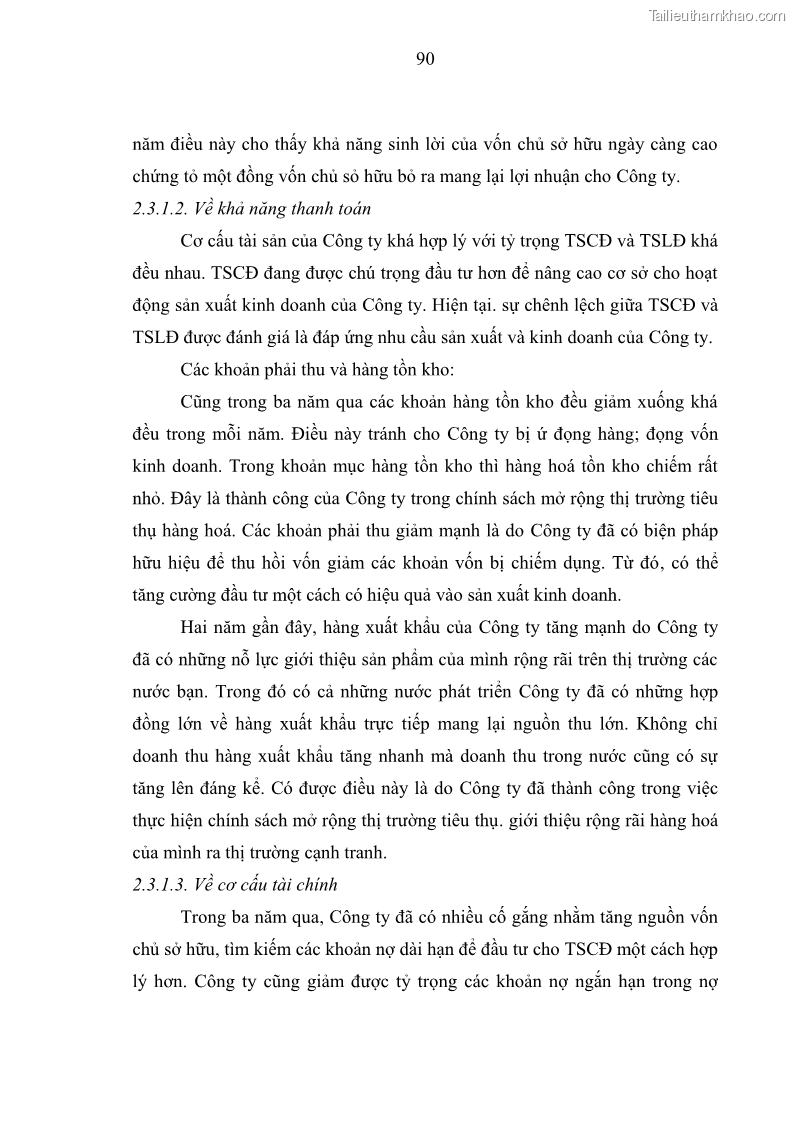 Luận văn thạc sĩ kế toán Phân tích báo cáo tài chính của Công ty Cổ phần Dược Enlie - 9 Trang 102