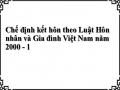 Chế định kết hôn theo Luật Hôn nhân và Gia đình Việt Nam năm 2000