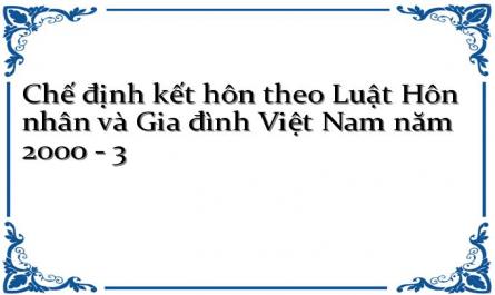 Chế Định Kết Hôn Trong Pháp Luật Hôn Nhân Và Gia Đình Việt Nam Trước Cách Mạng Tháng 8 Năm