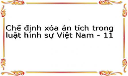 Chế định xóa án tích trong luật hình sự Việt Nam - 11