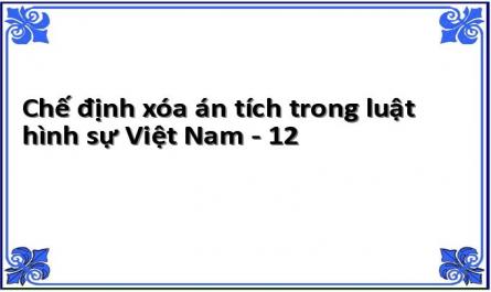 Chế định xóa án tích trong luật hình sự Việt Nam - 12