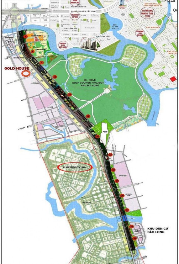 Hình 2 3 Các phân khu trong dự án GS Metrocity Nhà Bè Phân khu chức năng Khu dân cư 3