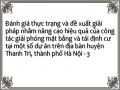 Đánh giá thực trạng và đề xuất giải pháp nhằm nâng cao hiệu quả của công tác giải phóng mặt bằng và tái định cư tại một số dự án trên địa bàn huyện Thanh Trì, thành phố Hà Nội - 3