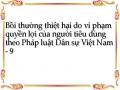 Bồi thường thiệt hại do vi phạm quyền lợi của người tiêu dùng theo Pháp luật Dân sự Việt Nam - 9