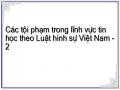 Các tội phạm trong lĩnh vực tin học theo Luật hình sự Việt Nam - 2