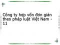 Công ty hợp vốn đơn giản theo pháp luật Việt Nam - 11