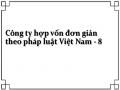 Công ty hợp vốn đơn giản theo pháp luật Việt Nam - 8