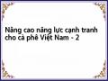 Nâng cao năng lực cạnh tranh cho cà phê Việt Nam - 2
