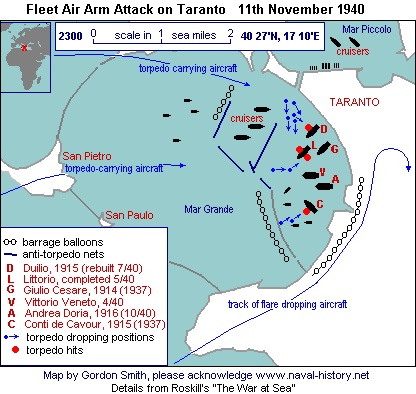 Nguồn http www naval history net MapB1940 Taranto GIF Hình 2 4 Trận Taranto 11 10 1940 Nguồn 3