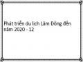 Phát triển du lịch Lâm Đồng đến năm 2020 - 12