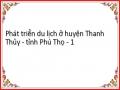 Phát triển du lịch ở huyện Thanh Thủy - tỉnh Phú Thọ - 1