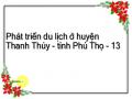 Phát triển du lịch ở huyện Thanh Thủy - tỉnh Phú Thọ - 13