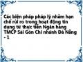 Các biện pháp pháp lý nhằm hạn chế rủi ro trong hoạt động tín dụng từ thực tiễn Ngân hàng TMCP Sài Gòn Chi nhánh Đà Nẵng - 1