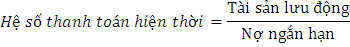 Hệ số thanh toán nhanh Nguồn Phòng Kế toán – Tài chính Hình 2 9 Một số chỉ 1