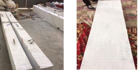 Hình 3 6 Sơn và kẻ ô cho dầm thử nghiệm 3 5 2 Tiến hành uốn dầm Các dầm sau 8