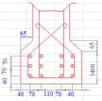 Hình 4 7 Phương án cốt thép cho dầm BTCĐC CST  Tính toán về cắt Bằng phương 5