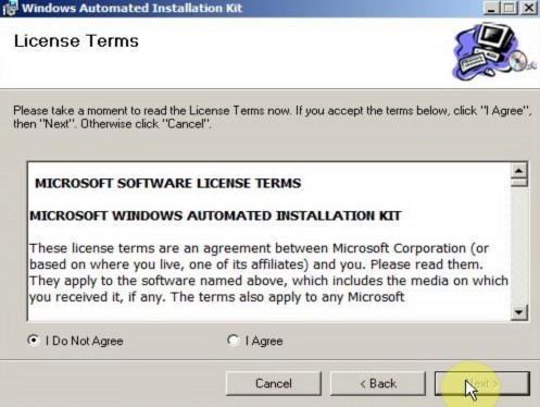 Hình 3 8 Chấp nhận điều khoản cài đặt AIK 7