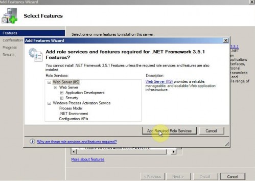 Hình 3 10 Cài đặt NET Framework Nhấn Next một bảng tóm tắt sẽ hiện ra Nhấn 2