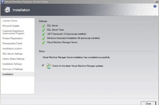 Hình 3 14 Kết thúc cài đặt VMM Server Quá trình cài đặt tạo một thư mục 6