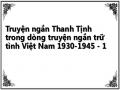 Truyện ngắn Thanh Tịnh trong dòng truyện ngắn trữ tình Việt Nam 1930-1945